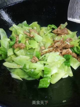 青笋肉片的做法步骤：9