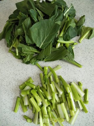 豆腐干炒菜心的做法步骤：3
