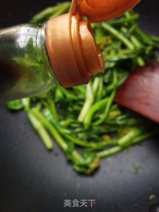 蚝油菜苔的做法步骤：5