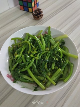 蚝油菜苔的做法步骤：7