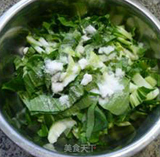 瘦肉丁炒手捏菜的做法步骤：5