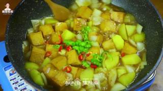 韩式鱼糕炖土豆的做法步骤：9