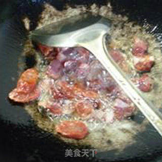 双腊炒油麦菜的做法步骤：6