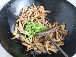 孜然辣炒平菇的做法步骤：9