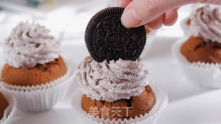 奥利奥杯子蛋糕【初味日记】的做法步骤：13