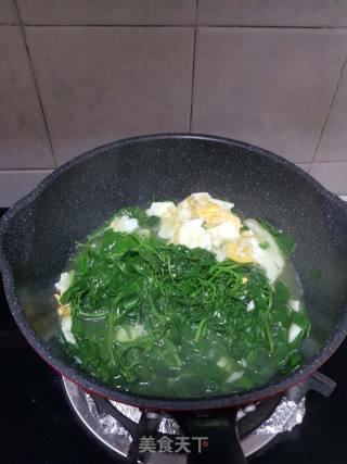 白花菜鸡蛋汤的做法步骤：5