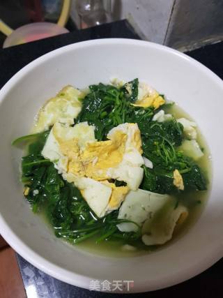 白花菜鸡蛋汤的做法步骤：6