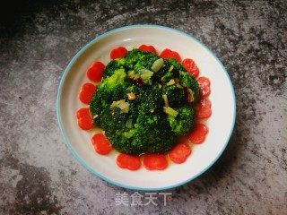 素炒西兰花的做法步骤：10