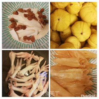 花膠淮山鸡腳汤的做法步骤：1