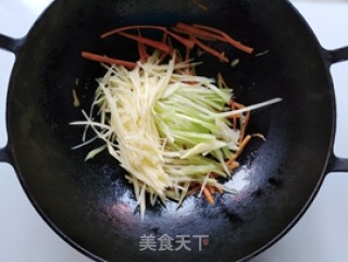 素炒三丝的做法步骤：6