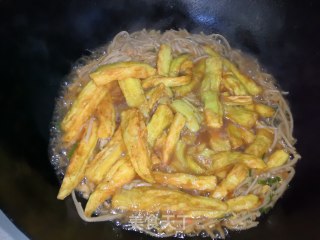 金针菇烧茄子的做法步骤：16