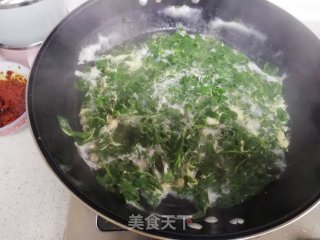 枸杞叶蛋汤的做法步骤：6