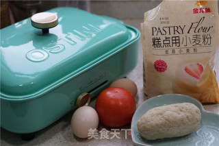 多味鱼香蛋饼的做法步骤：1