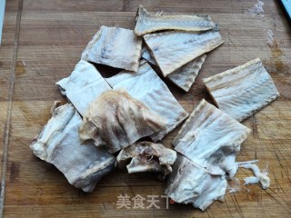 蒸海鱼干的做法步骤：3