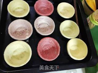 彩色蛋挞的做法步骤：4