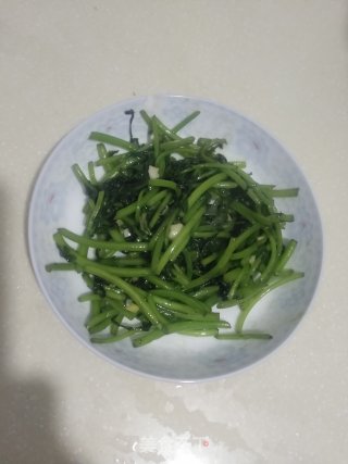 #春时正好#清炒茼蒿的做法步骤：7