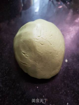肉松青团的做法步骤：3