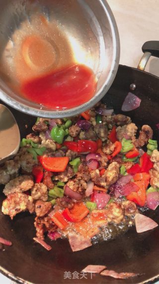 菠萝咕咾肉的做法步骤：18