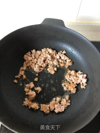 蒜苔炒肉末的做法步骤：5
