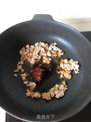 蒜苔炒肉末的做法步骤：6