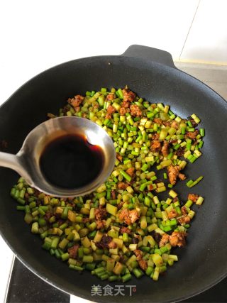 蒜苔炒肉末的做法步骤：9
