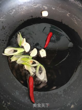 烧烤无盐平菇尖椒的做法步骤：4