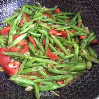 家常炒豆角的做法步骤：5