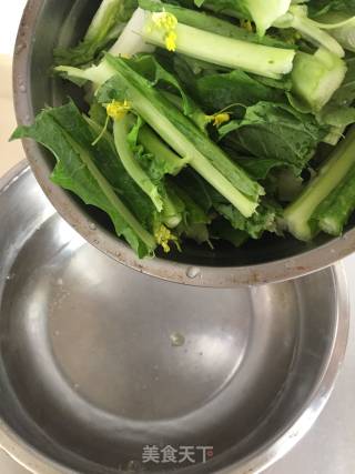 白灼迟菜心的做法步骤：5