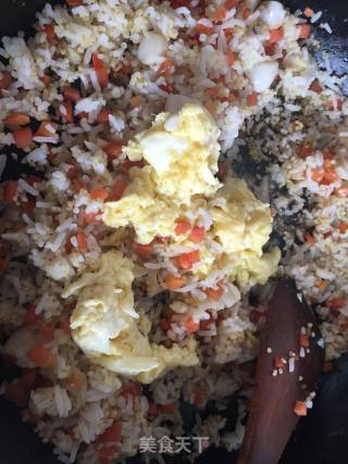 鲜贝炒饭的做法步骤：7