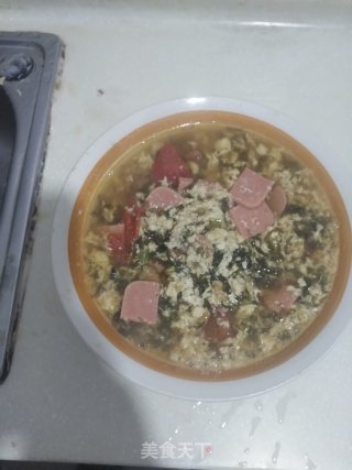 紫菜火腿蛋汤的做法步骤：10