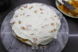 草莓奶油戚风蛋糕的做法步骤：15