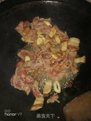 小炒肉片的做法步骤：4