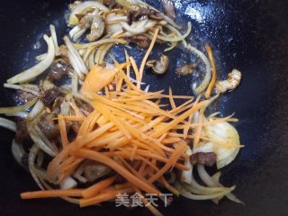 时蔬炒饼的做法步骤：12