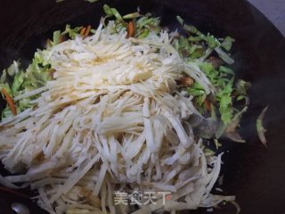 时蔬炒饼的做法步骤：14