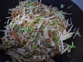 时蔬炒饼的做法步骤：15