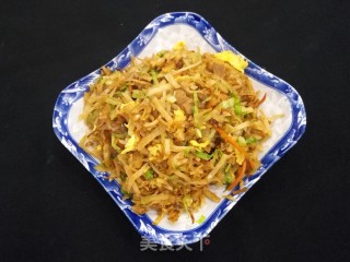 时蔬炒饼的做法步骤：19