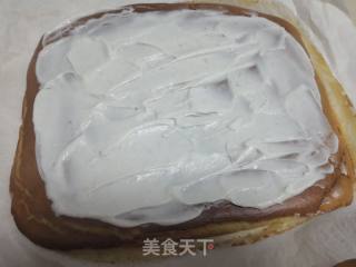 抹茶芋泥蛋糕卷的做法步骤：12