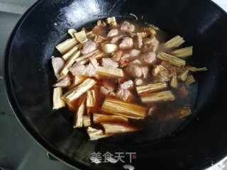 腐竹烧肉的做法步骤：6
