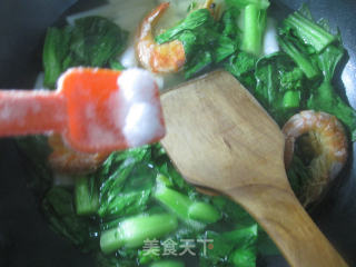 虾干菜芯年糕的做法步骤：6