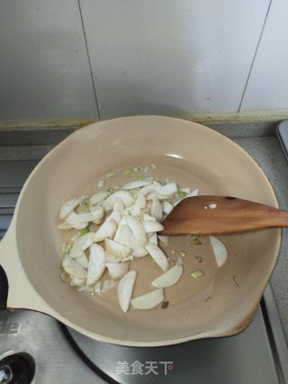 小白菜炒杏鲍菇的做法步骤：9