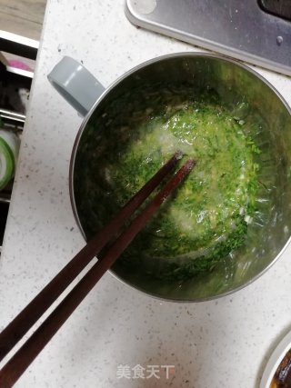 野葱煎鸡蛋的做法步骤：4