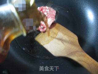 肉末炒日本南瓜的做法步骤：4