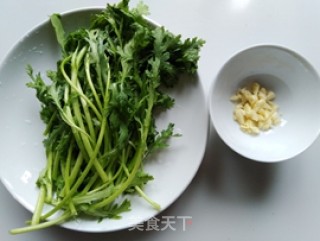 蒜香蓬蒿菜的做法步骤：3