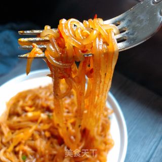 包菜炒粉丝的做法步骤：11
