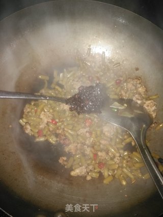 酸豆角肉末的做法步骤：9
