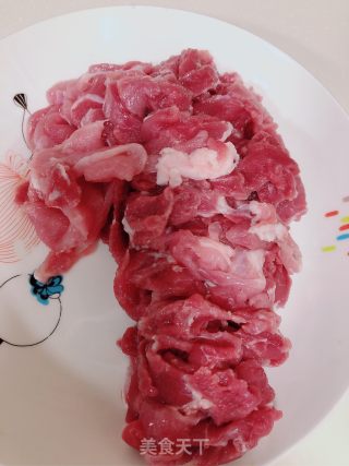 水煮肉片的做法步骤：1