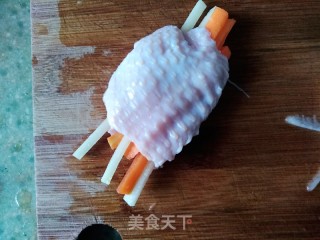 酿鸡翅的做法步骤：6