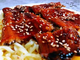 鳗鱼鲜面的做法步骤：9
