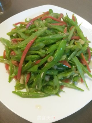 清炒四季豆的做法步骤：5