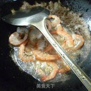 无头虾烧茭白的做法步骤：6